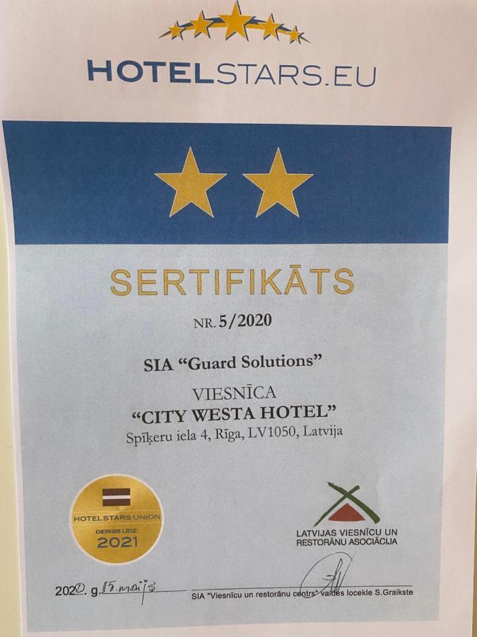 City Westa Hotel Riga Luaran gambar