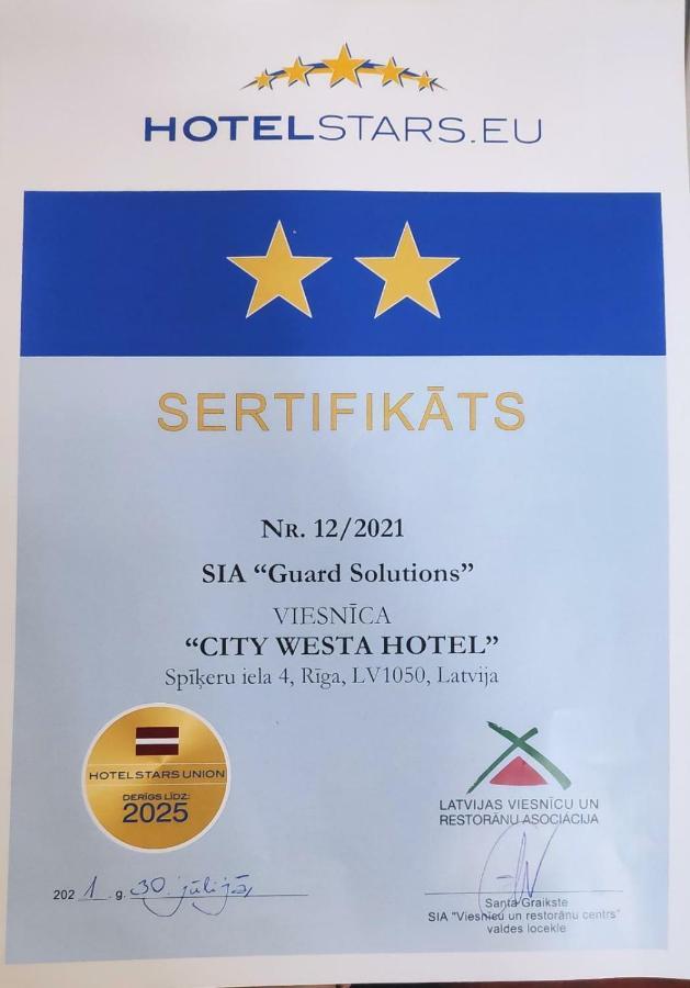 City Westa Hotel Riga Luaran gambar